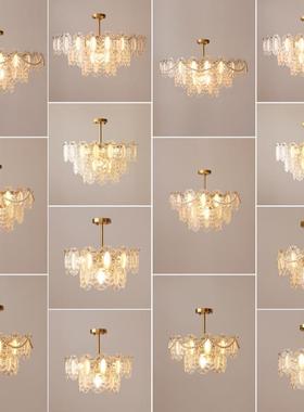 酒店水晶吸顶吊灯轻创e意晶吸顶灯极简吊灯ldcr69666ystal奢l水ig