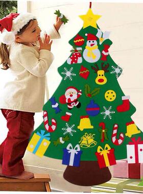 DIY Felt Christmas Tree Merry Christmas Decorations For Home