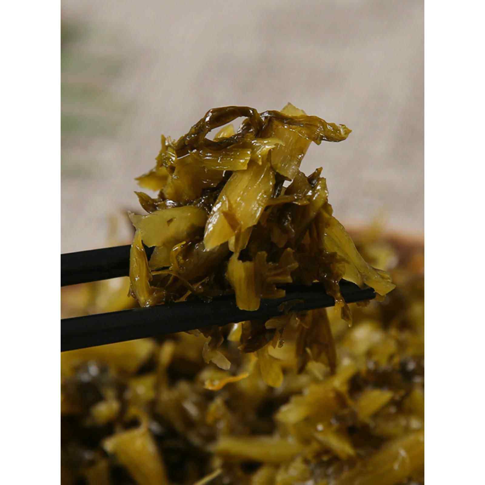 绿鹿雪菜咸菜浙江温州特产下饭酸菜开胃雪里红腌菜