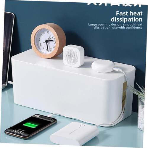 cable box organizer tv storage wire socket line management
