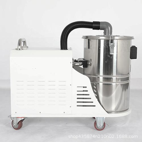 工业智能移动式吸尘器4KW 大功率大吸力桶式面粉铁屑镁铝粉尘
