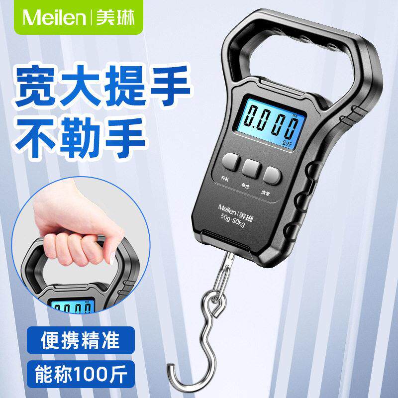吊勾精准随身称重器快递称专用电子秤买菜秤多功能家用便捷式钓鱼