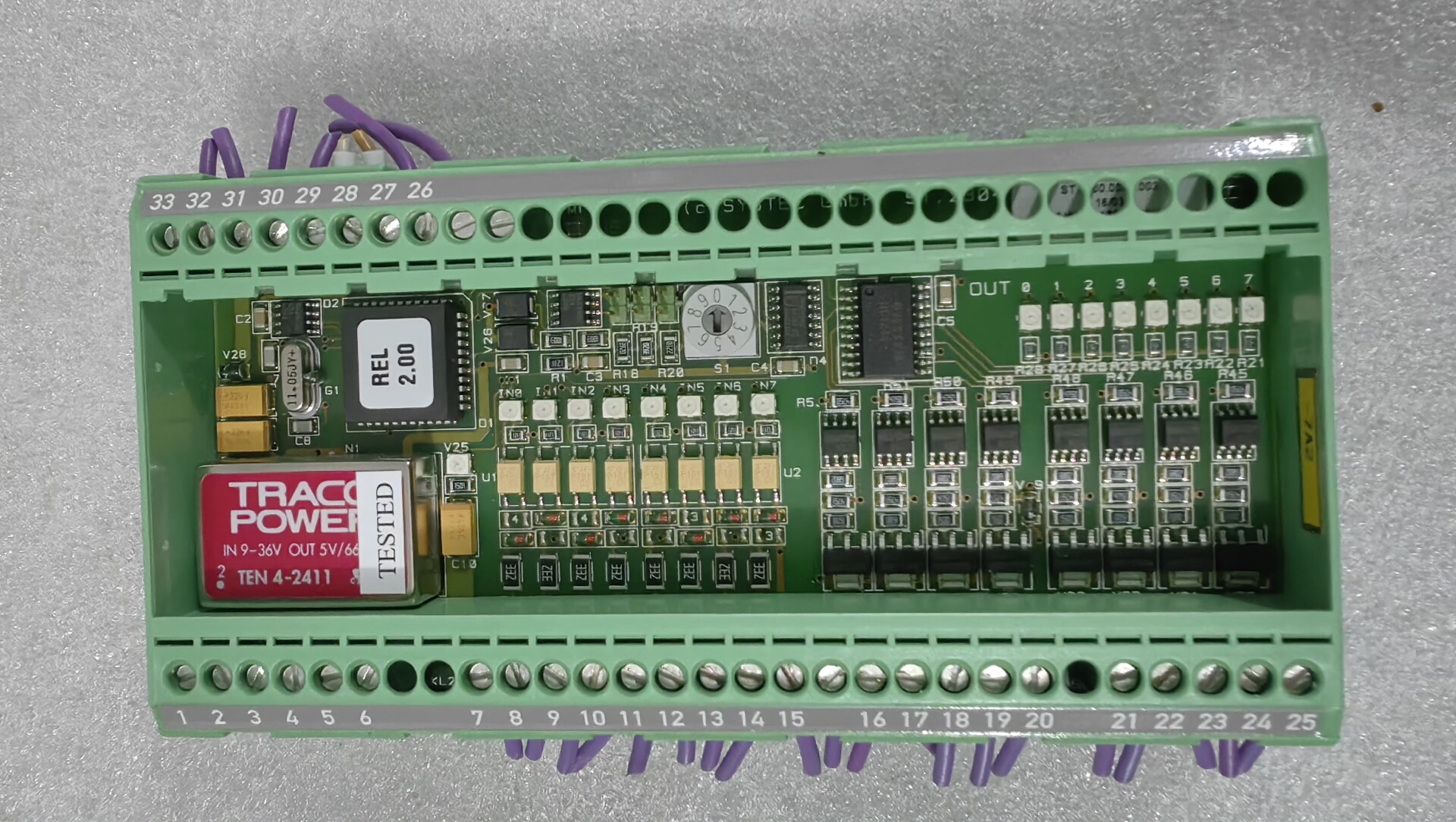德国戈菲灌装机上拆的两只菲尼克斯模组，成色漂亮功能包好，实物