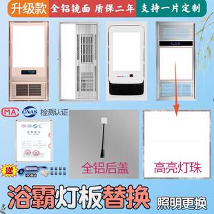 集成吊顶浴霸led面板灯板灯芯暖风机灯 中间照明光源灯替换配件通