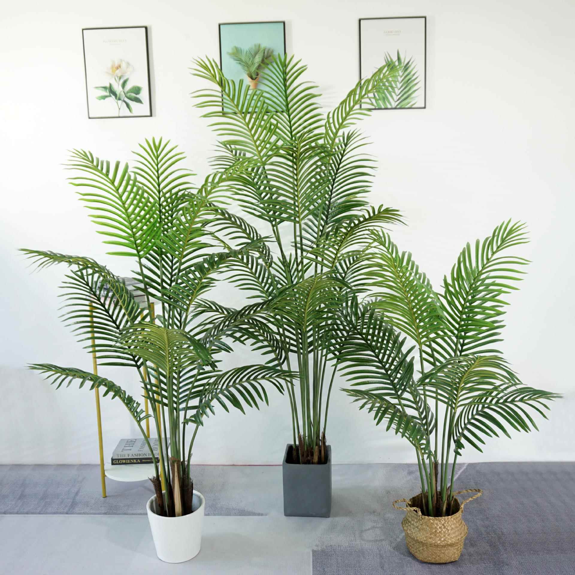 仿真绿植散尾葵贵妃葵盆栽北欧简约客厅落地装饰造景假植物摆件