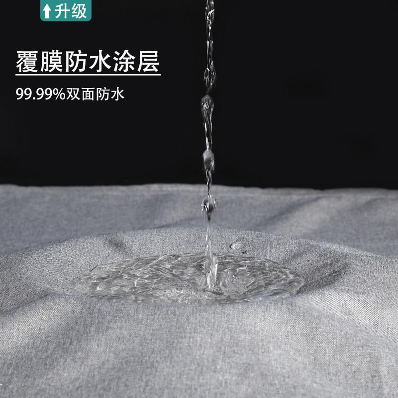 浴室防水浴帘套装干湿分离浴室磁挡水条浴隔断弯杆