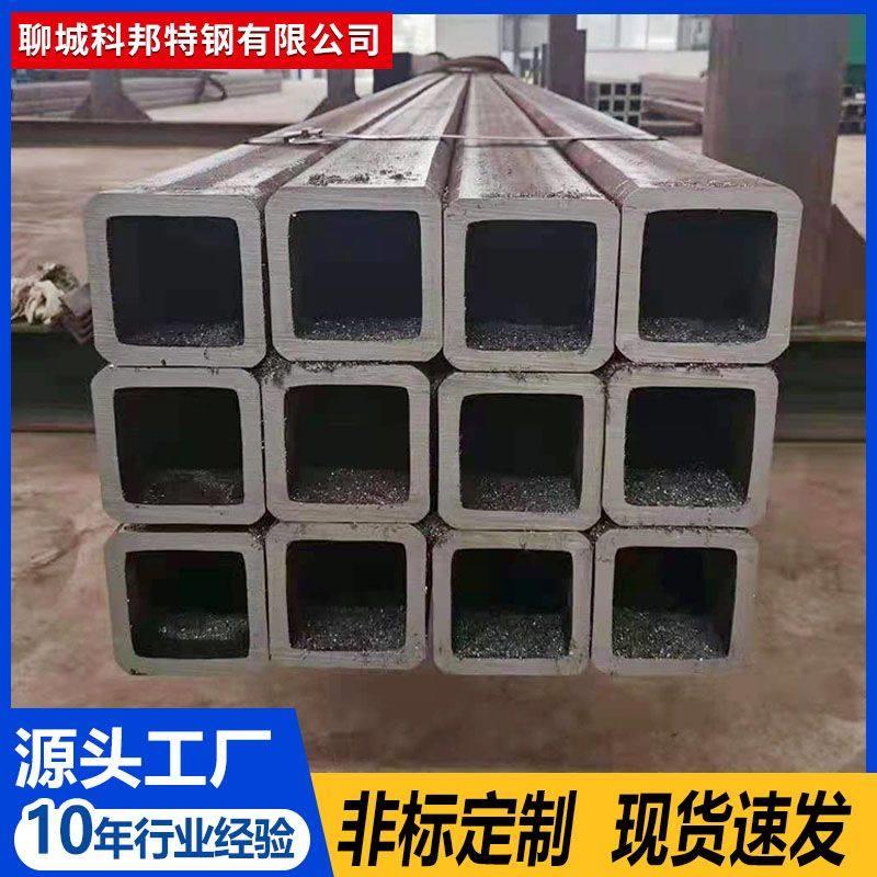 Q345B无缝方矩管 16mn高强度矩形钢材20号大口径厚壁方形钢管直销