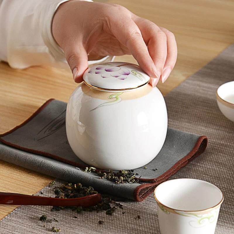 源头工厂红玫瑰手绘骨瓷茶具套装家用陶瓷茶壶茶杯茶具全套一整套