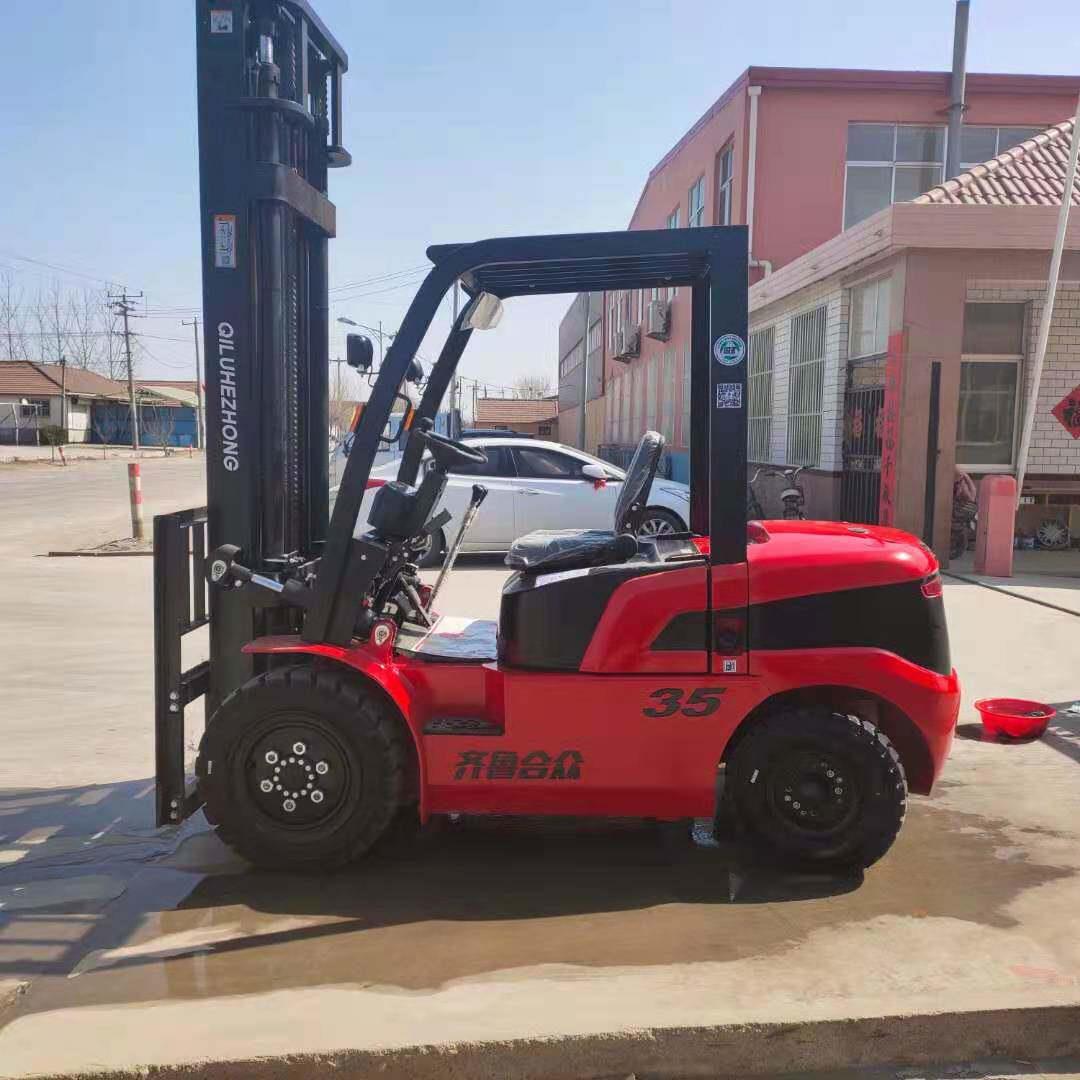 合众3吨四轮柴油叉车5吨10吨座驾式燃油叉车平衡重式内燃叉车