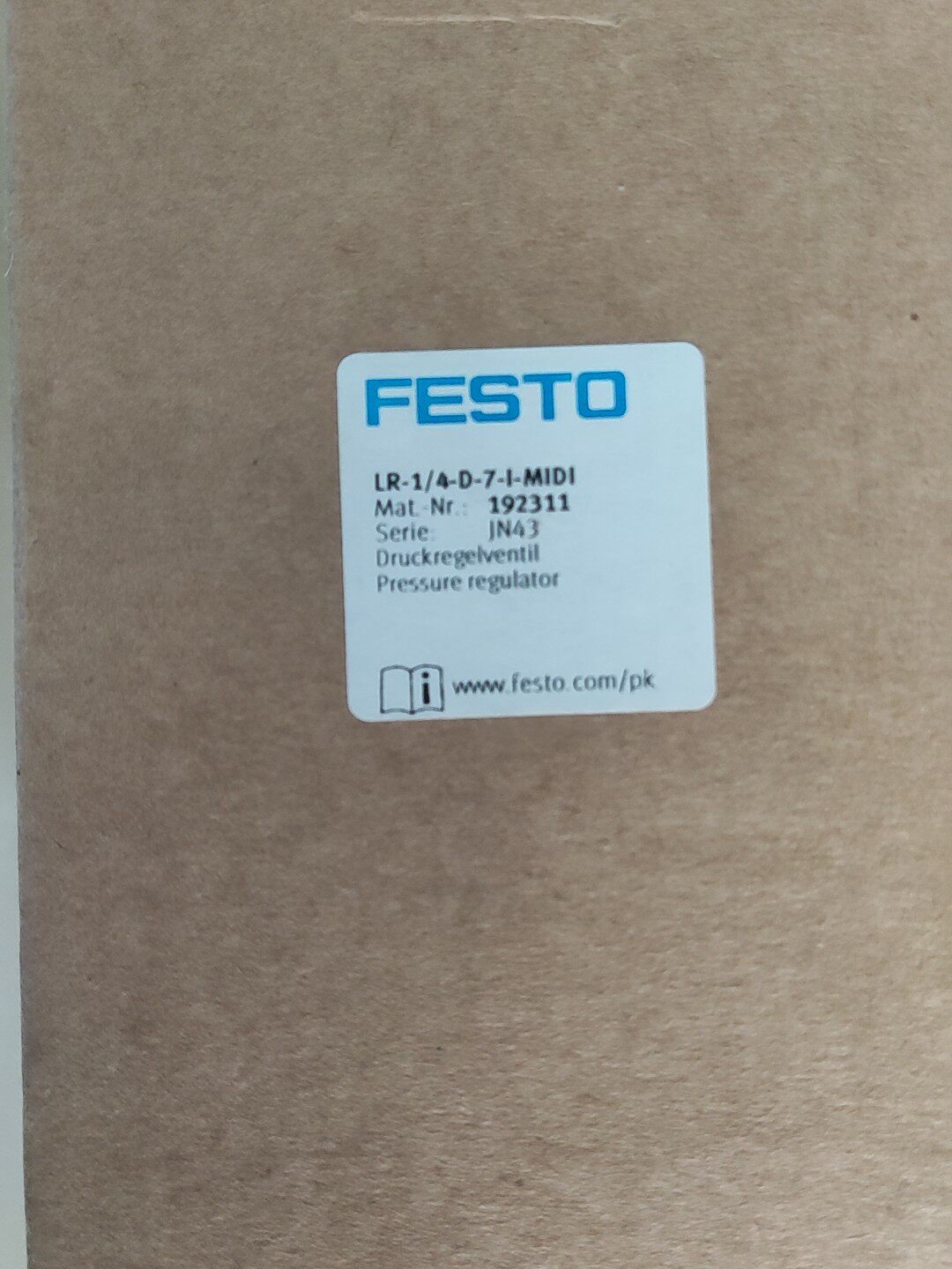 FESTO调压阀LR-1/4-D-7-I-MIDI  订货号