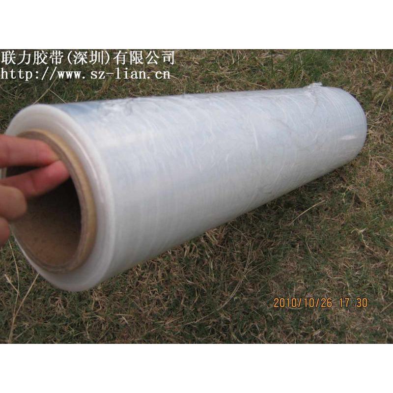 全新料 PE拉伸膜\ PE缠绕膜 包装膜 45CM宽 一卷厂家直销