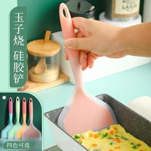 日式 厚蛋烧铲子 玉子烧硅胶铲 不粘锅专用护锅铲