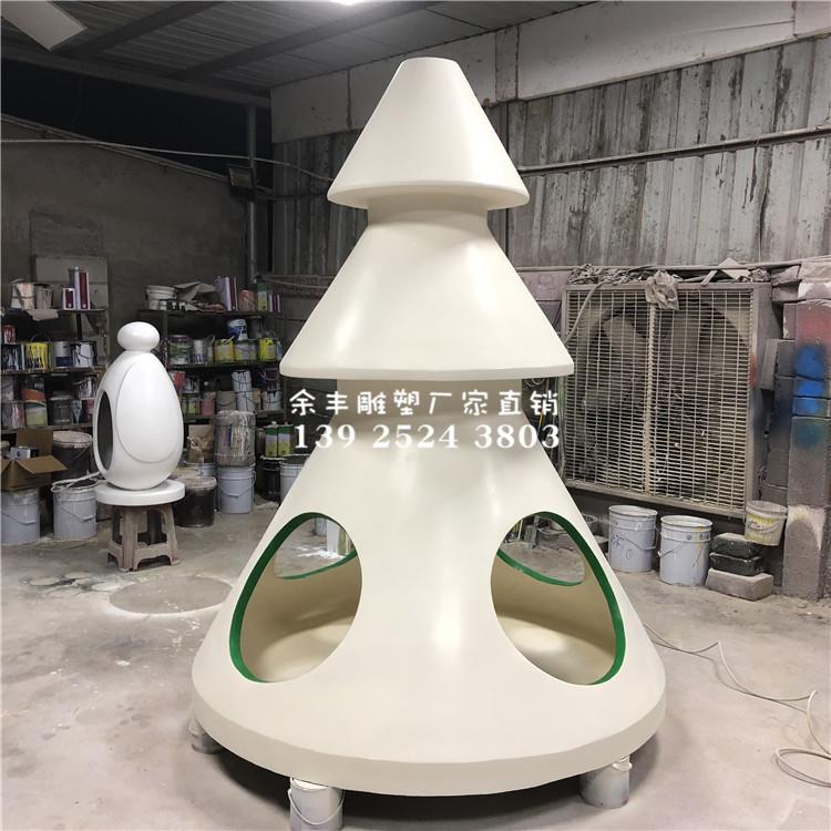大型玻璃钢造型房子模型 树屋造型雕塑 儿童乐园创意游玩房