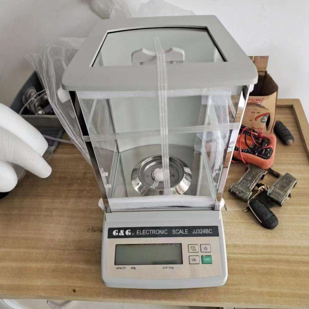 双杰JJ124BC电子分析天平0.0001g精密室天平0.1mg万分之一深圳