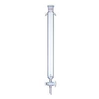 科睿才四氟活塞砂芯具砂板玻璃層析柱24#標(biāo)口G2砂芯卷邊敞口閃式