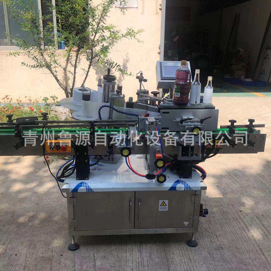 圆瓶方瓶扁贴瓶不干胶标机青LXP灌州装机械设备全自动 不干胶贴标