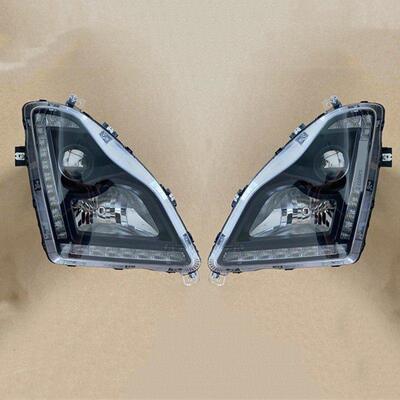 适用于：东风天龙Kl大灯总成Led日间行车灯轻型轻卡Esc D320卡车