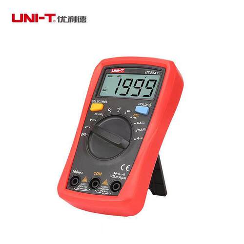 掌上型数字万用表家用数显万用表UT33A+/B/C/D电工测电容万用表