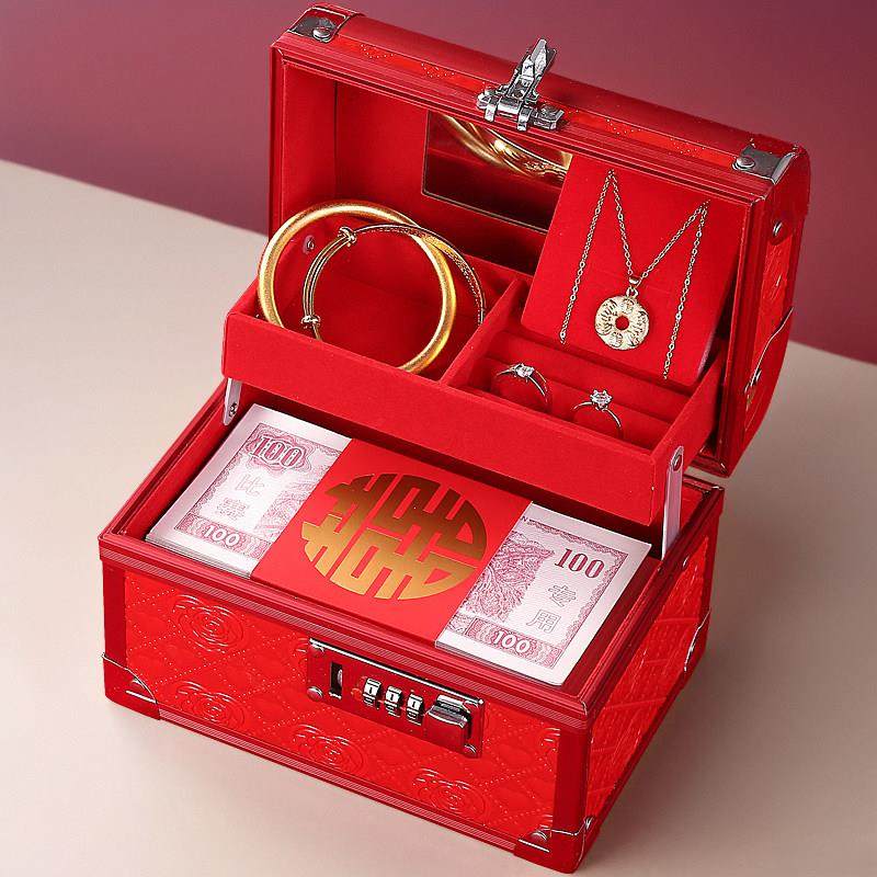 彩礼钱盒子礼金订婚聘礼提亲聘金盒三金定亲礼盒首饰盒箱10万结婚,节庆用品/礼品,红包/利是封,淘宝优惠券,粉丝福利购,淘宝优惠卷