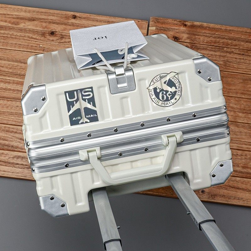 多功能行李箱水杯架拉杆箱充电铝框行李箱静音万向轮男女学生皮箱,箱包皮具/热销女包/男包,旅行箱,淘宝优惠券,粉丝福利购,淘宝优惠卷