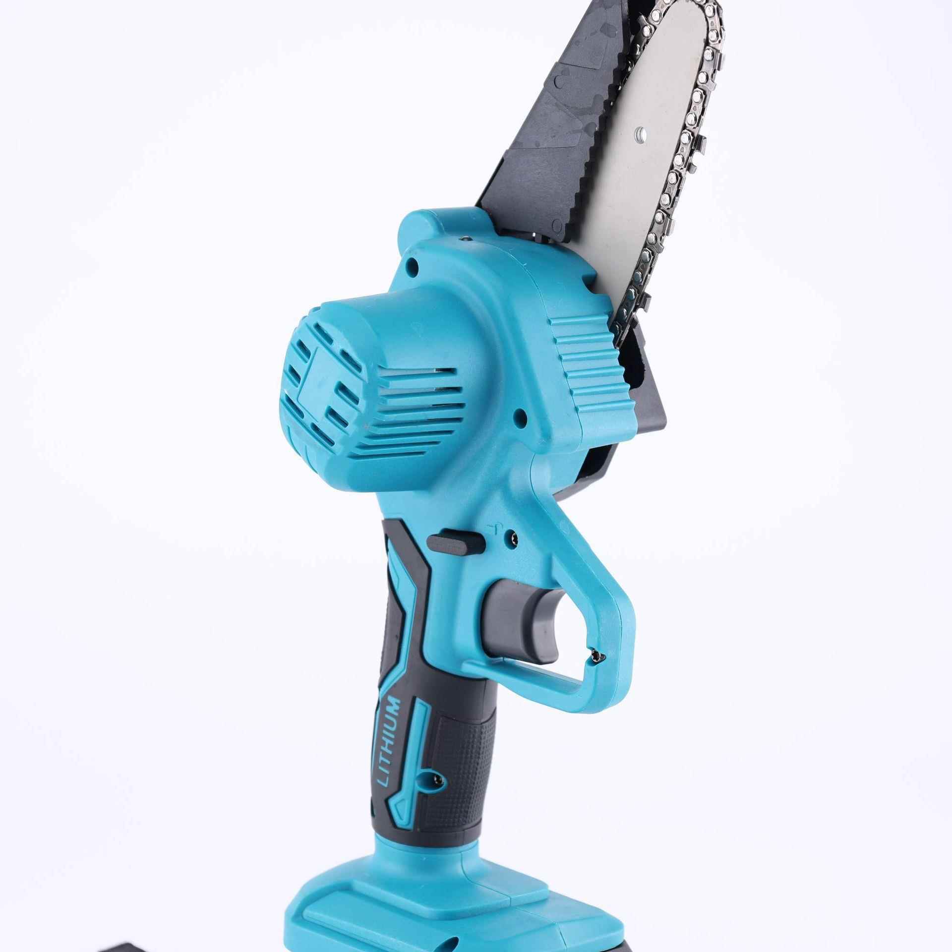 充小电电XOX锯锂电锯手提式电链锯家用外户无线型锯树伐木砍树