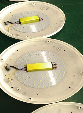 E直D户外d防潮灯le室外吸顶灯18W径300户外L屋檐SOV走道走廊灯