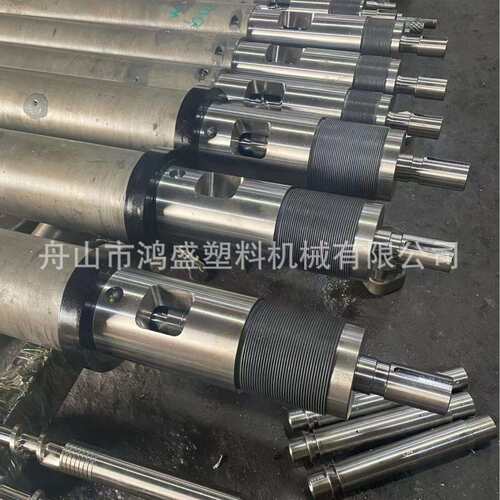 舟山提供老款震雄注塑机螺杆机筒JM128MKIIIC/ES配冷却水套