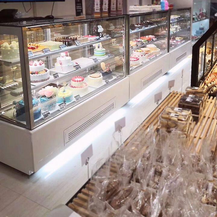 蛋糕柜冷藏展示柜水果熟食甜品保鲜柜商用风冷立式直角冷藏柜