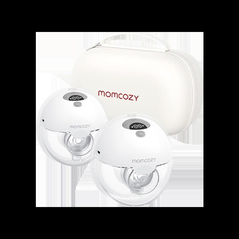 正品M omcozy边 M5穿戴式吸设奶器免手扶静音计电动双小奶碗吸乳