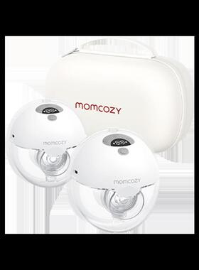 新款Momcozy M5穿式戴吸器奶器免手扶静音设计 电动双边奶碗吸乳