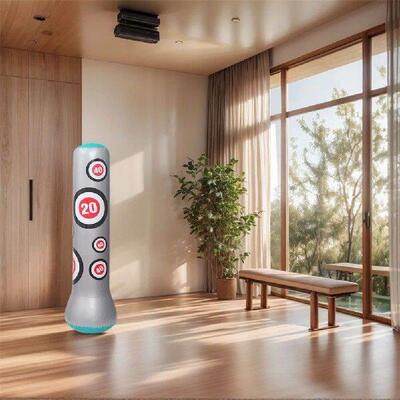 Kids Inflatable Punching Bag Bounce-Back Punch Bag Weighted