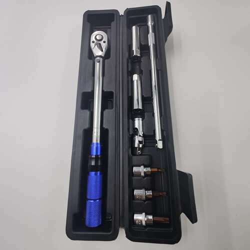 预置式扭矩扳手3/8 10-60N.m 8件套可调扭力扳手 预置力矩扳手