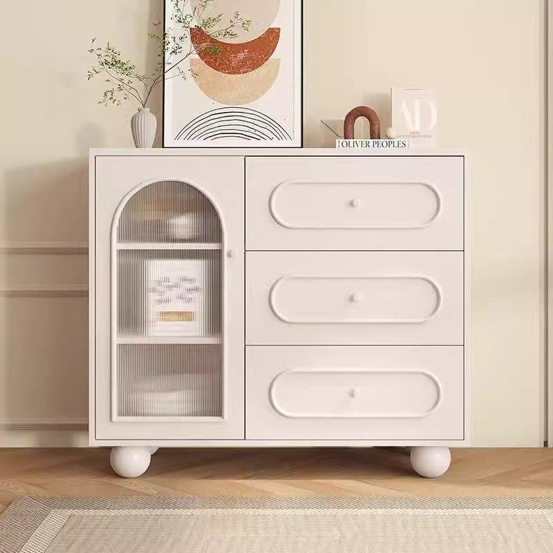 实木餐边柜斗柜小户型轻奢收纳柜储物柜橱柜家用客厅简约靠墙柜子