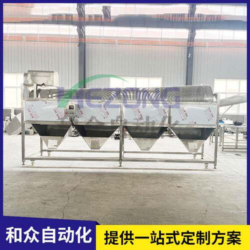 蓝莓选果机水果大小分级机一机多用冻品蓝莓不锈钢分拣机厂家