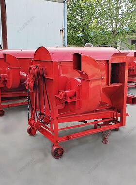 动25型稻麦脱粒机高MFD粱水稻谷1子油菜苦 大豆打豆粒机自进料打