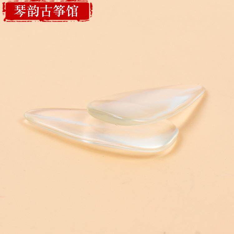 古筝指甲2017新款水晶透明古筝指甲8只盒装