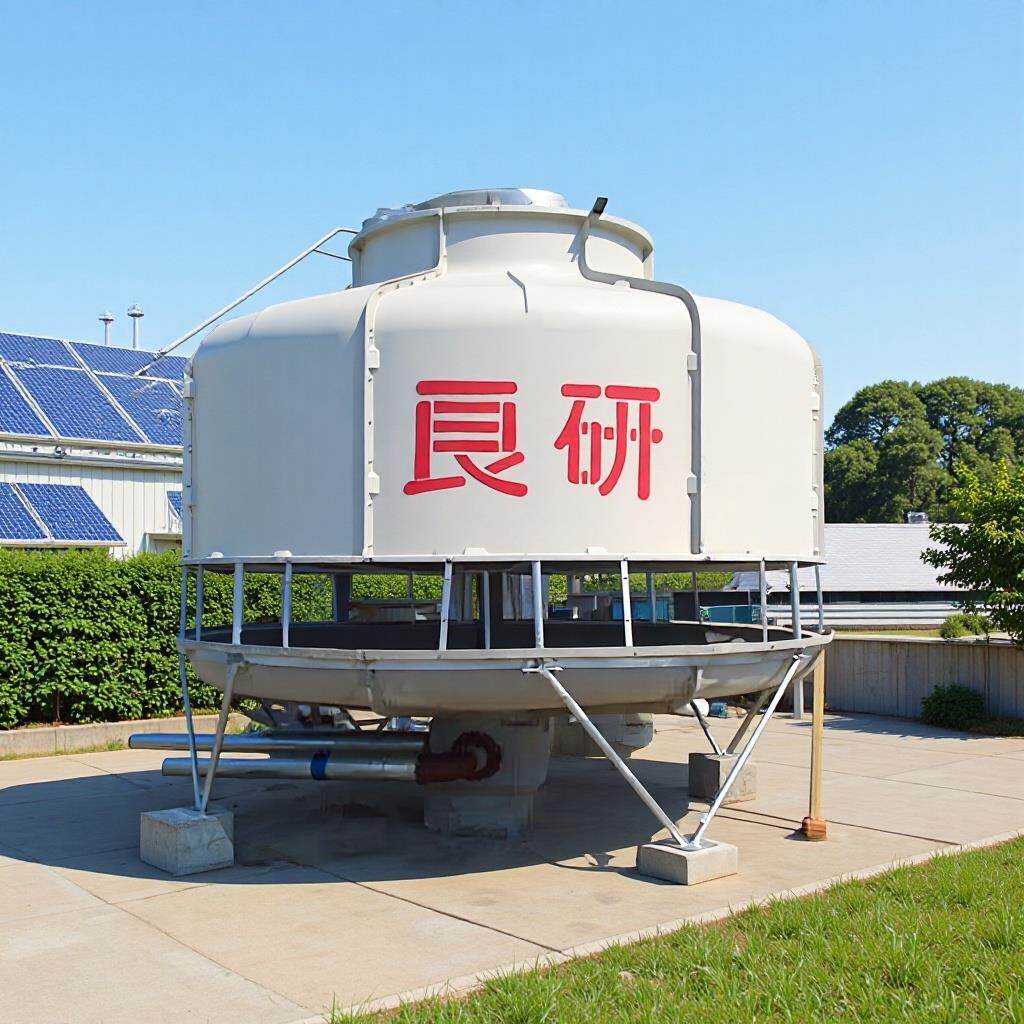 广东厂家350吨小型逆流冷却塔玻璃钢凉水塔圆形散热塔