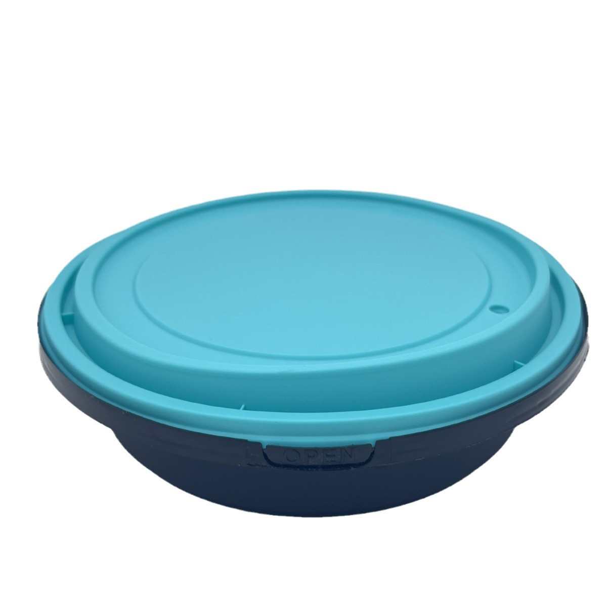 一次性餐盒高档锁扣打包盒圆形碗商用快餐盒便当盒外卖防漏碗带盖