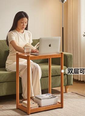 实木可移边几角几茶几花沙发边FDO桌实木小户型边边柜客动厅架侧