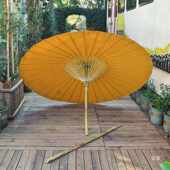 户外大油纸伞茶馆民宿伞雨庭院特大茶社梦围炉煮茶伞复古