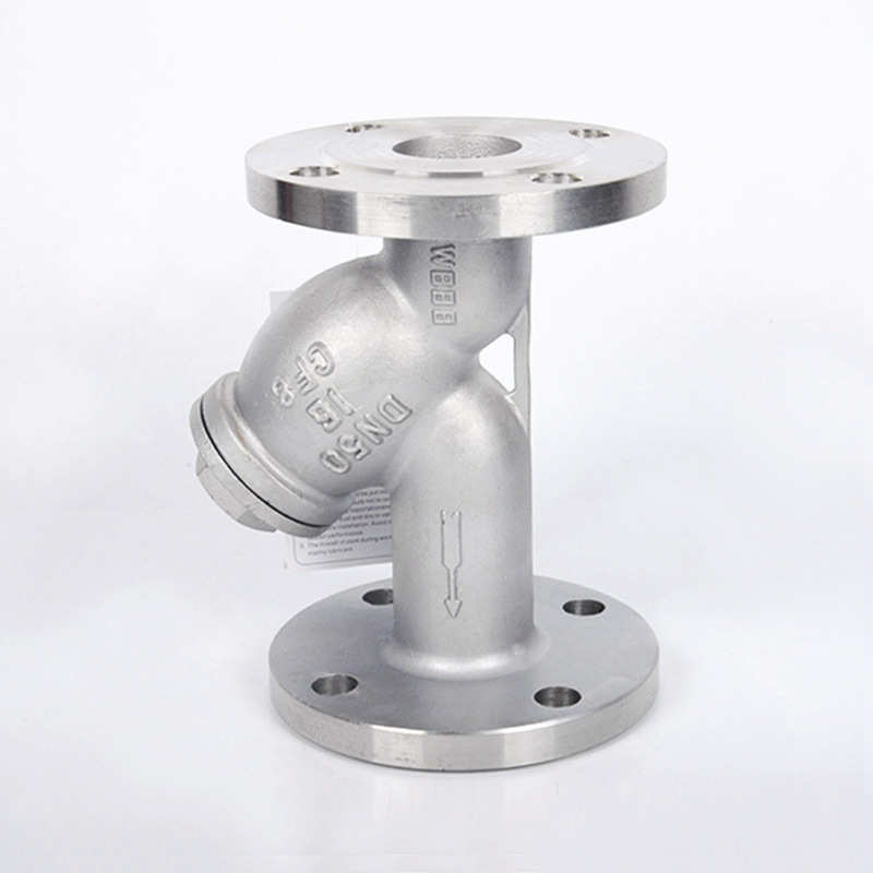 消防用不锈钢管道卫生级过滤设备法兰式Y型过滤器水处理设备