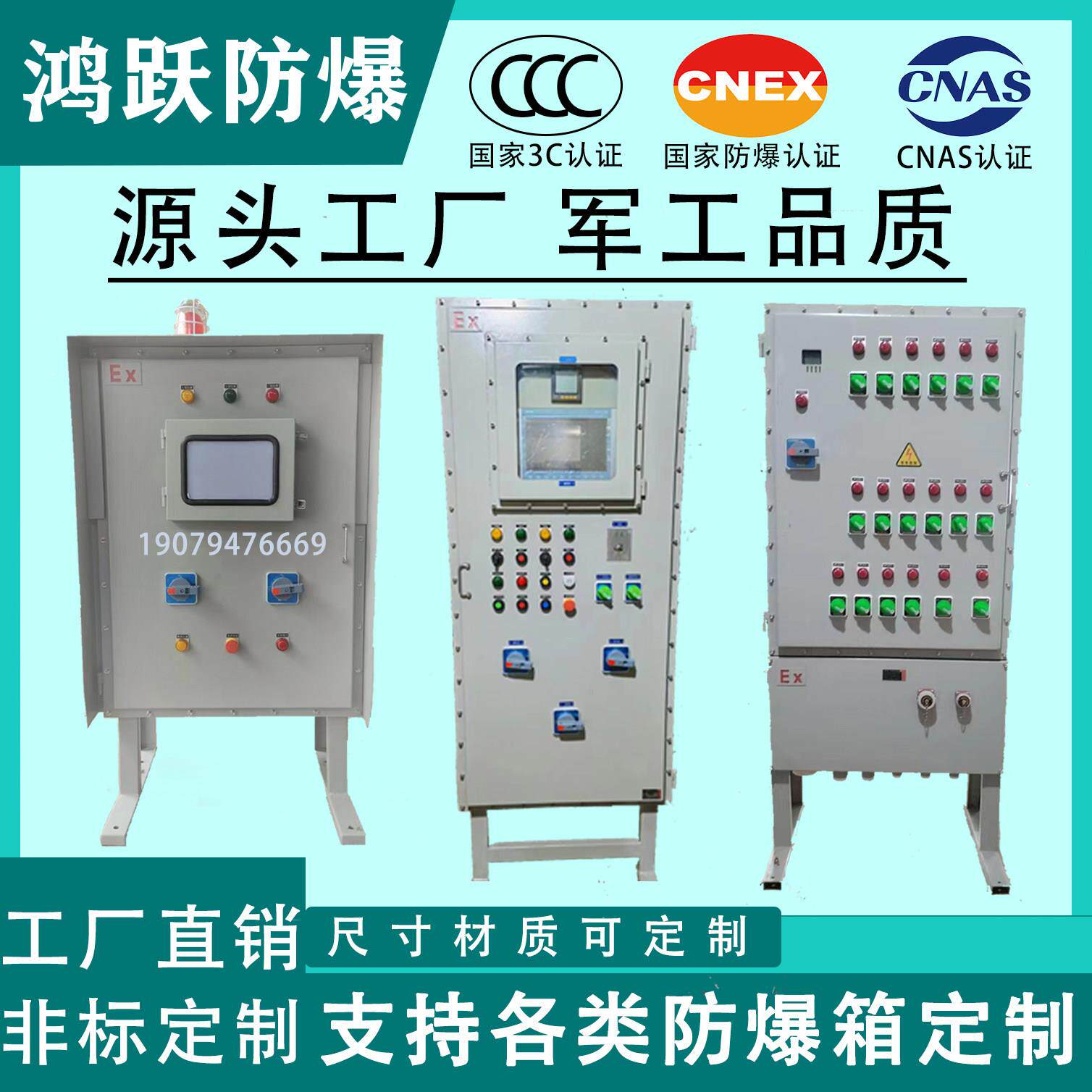 定做防爆配电柜开关箱动力照明接线箱温控变频检修仪表控制柜防爆