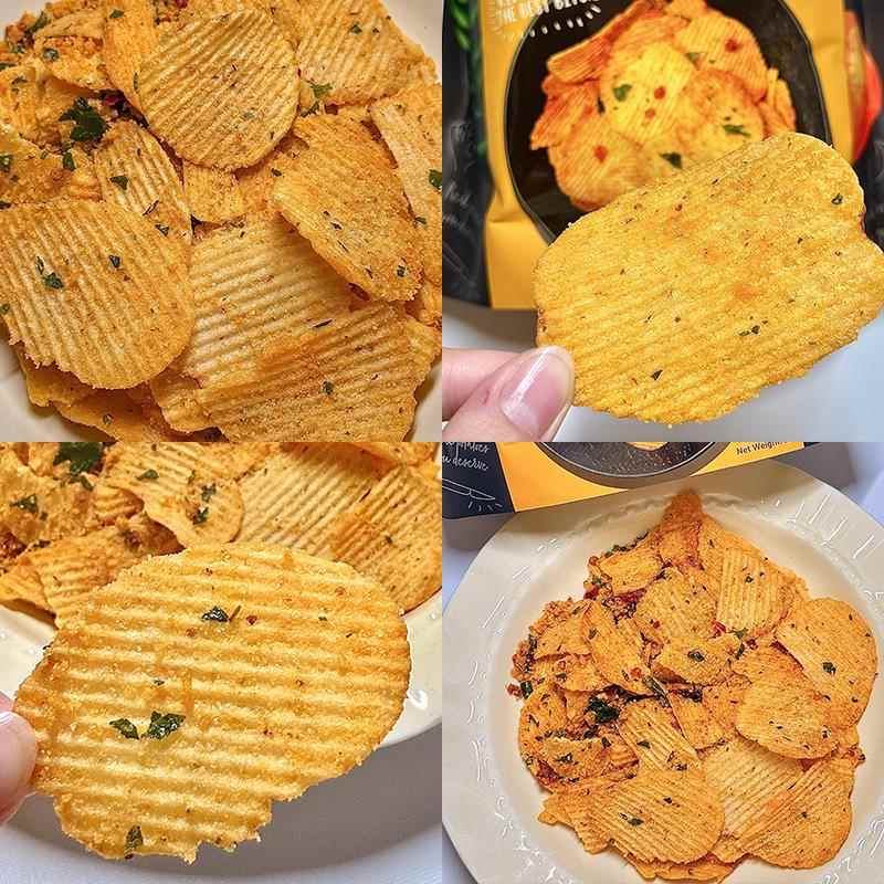 满口咸香~新加坡金鸭咸鸭蛋黄薯片GoldenDuck原装进口休闲零食图片