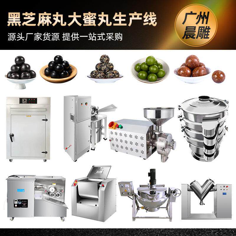 9克黑芝麻丸制丸生产线全自动水蜜丸整套设备制丸整套生产线