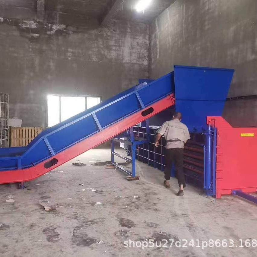 液压废纸打包机各种尺寸废料打包机秸秆压包机压缩捆扎机厂家直销