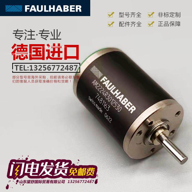 瑞士进口原装FAULHABER冯哈勃/伯空心杯有刷无刷直流微型电机马达