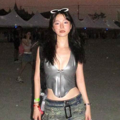 Women's halter, lace up, camisole, small vest
