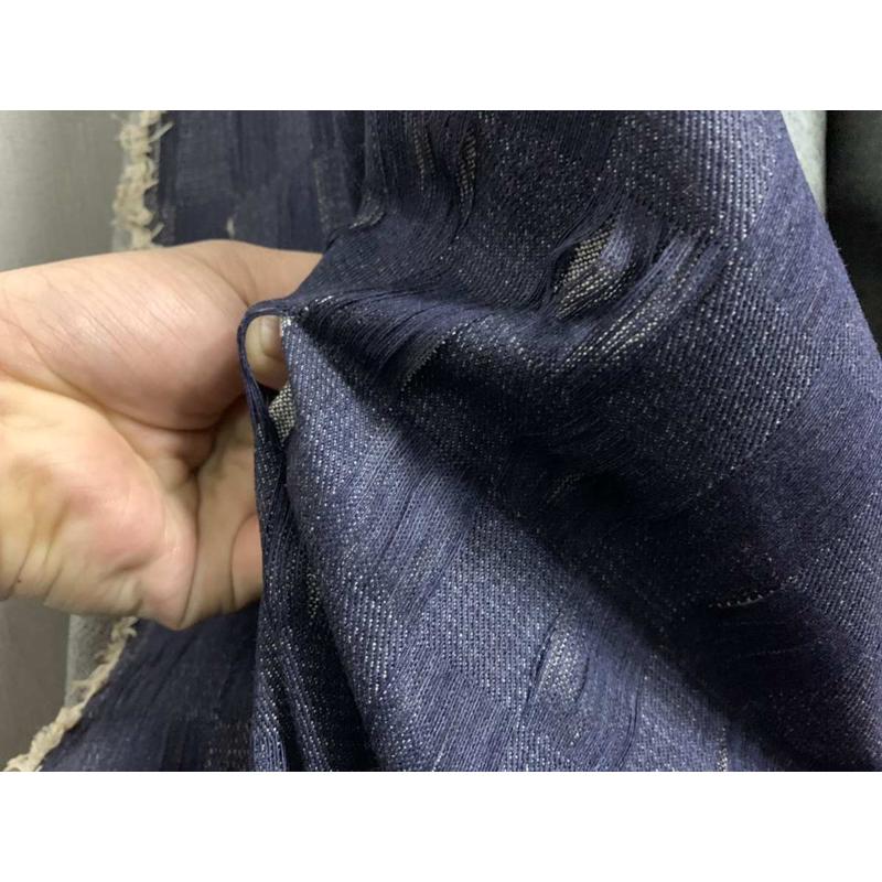 布料拼接布头毕业设计牛仔旧新型面料牛仔做学院面料牛仔破烂设计