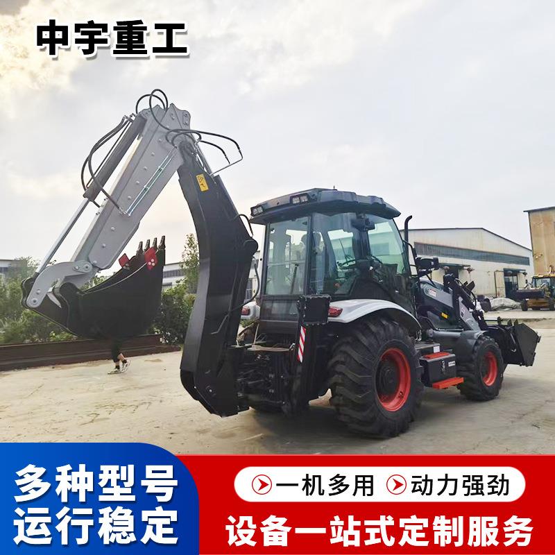 两头忙筑装载机工地建掘铲多车功能农用铲挖一体反铲挖挖164掘机