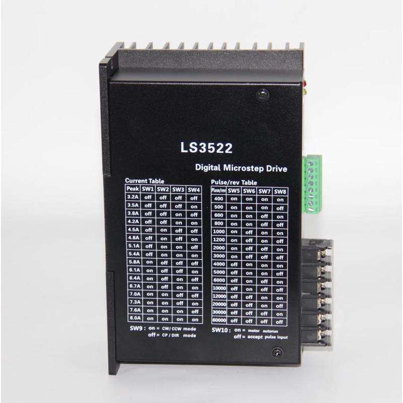 LS3522三相高压步进电机驱动器3.2-8A电流适配86/110电机现货包邮